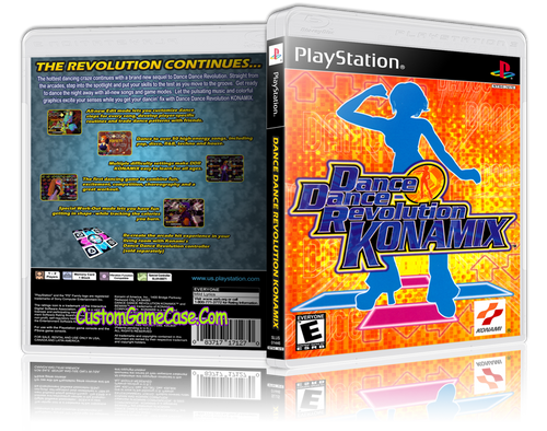 Dance Dance Revolution DDR Konamix - Sony PlayStation 1 PSX PS1 - Empty Custom Case