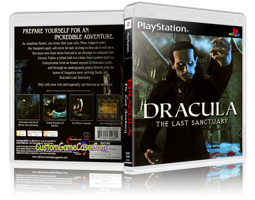 Dracula The Last Sanctuary - Sony PlayStation 1 PSX PS1 - Empty Custom Case