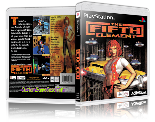 The Fifth Element - Sony PlayStation 1 PSX PS1 - Empty Custom Case