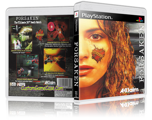 Forsaken - Sony PlayStation 1 PSX PS1 - Empty Custom Case