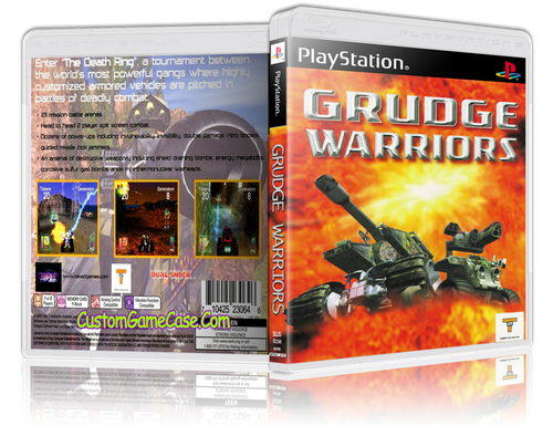 Grudge Warriors - Sony PlayStation 1 PSX PS1 - Empty Custom Case