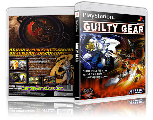 Guilty Gear - Sony PlayStation 1 PSX PS1 - Empty Custom Case