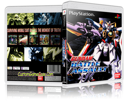 Gundam Battle Assault - Sony PlayStation 1 PSX PS1 - Empty Custom Case