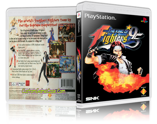 The King of Fighters 95 - Sony PlayStation 1 PSX PS1 - Empty Custom Case