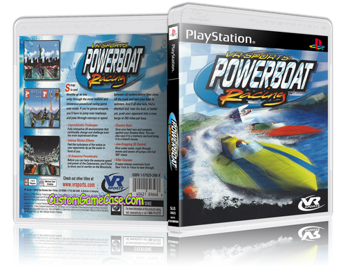 Powerboat Racing - Sony PlayStation 1 PSX PS1 - Empty Custom Case