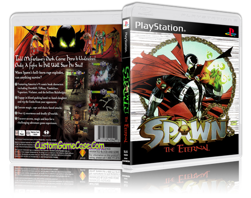 Spawn The Eternal - Sony PlayStation 1 PSX PS1 - Empty Custom Case