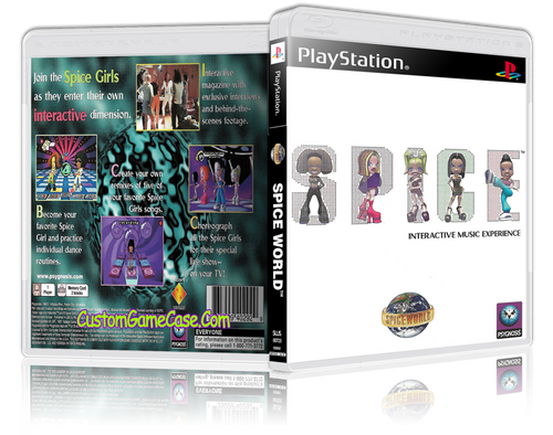 Spice World - Sony PlayStation 1 PSX PS1 - Empty Custom Case