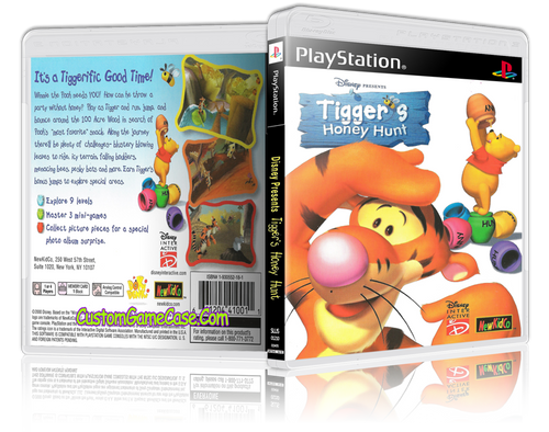 Tigger's Honey Hunt - Sony PlayStation 1 PSX PS1 - Empty Custom Case