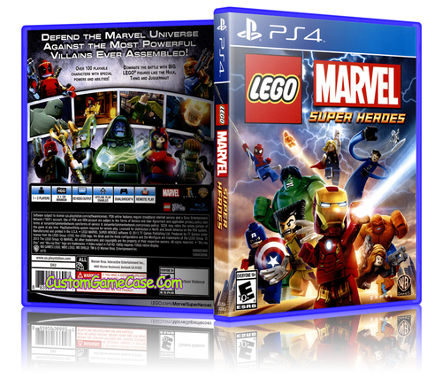 LEGO Marvel Super Heroes - Sony PlayStation 4 PS4 - Empty Custom Replacement Case