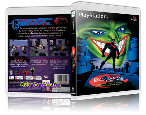 Batman Beyond Return of the Joker - Sony PlayStation 1 PSX PS1 - Empty  Custom Case - Custom Game Case