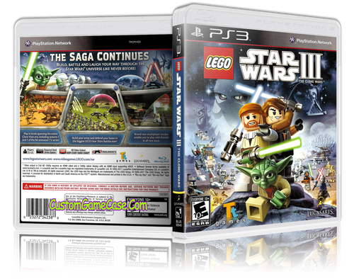 hulkende pengeoverførsel elite Lego Star Wars III - Sony PlayStation 3 PS3 - Empty Custom Replacement Case  - Custom Game Case