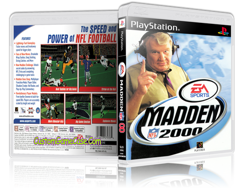 Madden 02 - Sony PlayStation 1 PSX PS1 - Empty Custom Case