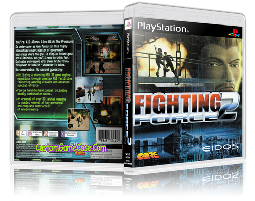 Fighting Force 2 (PS1) chip (for PS1, PS2 with chip installed