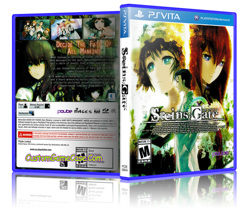 Steins Gate - Sony PlayStation PS Vita - Empty Custom Replacement Case -  Custom Game Case