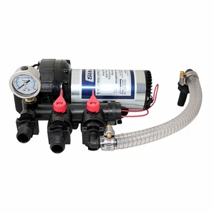 Silvan Aquatec 12V High Flow Pump with pressure regulator DDP-555-1