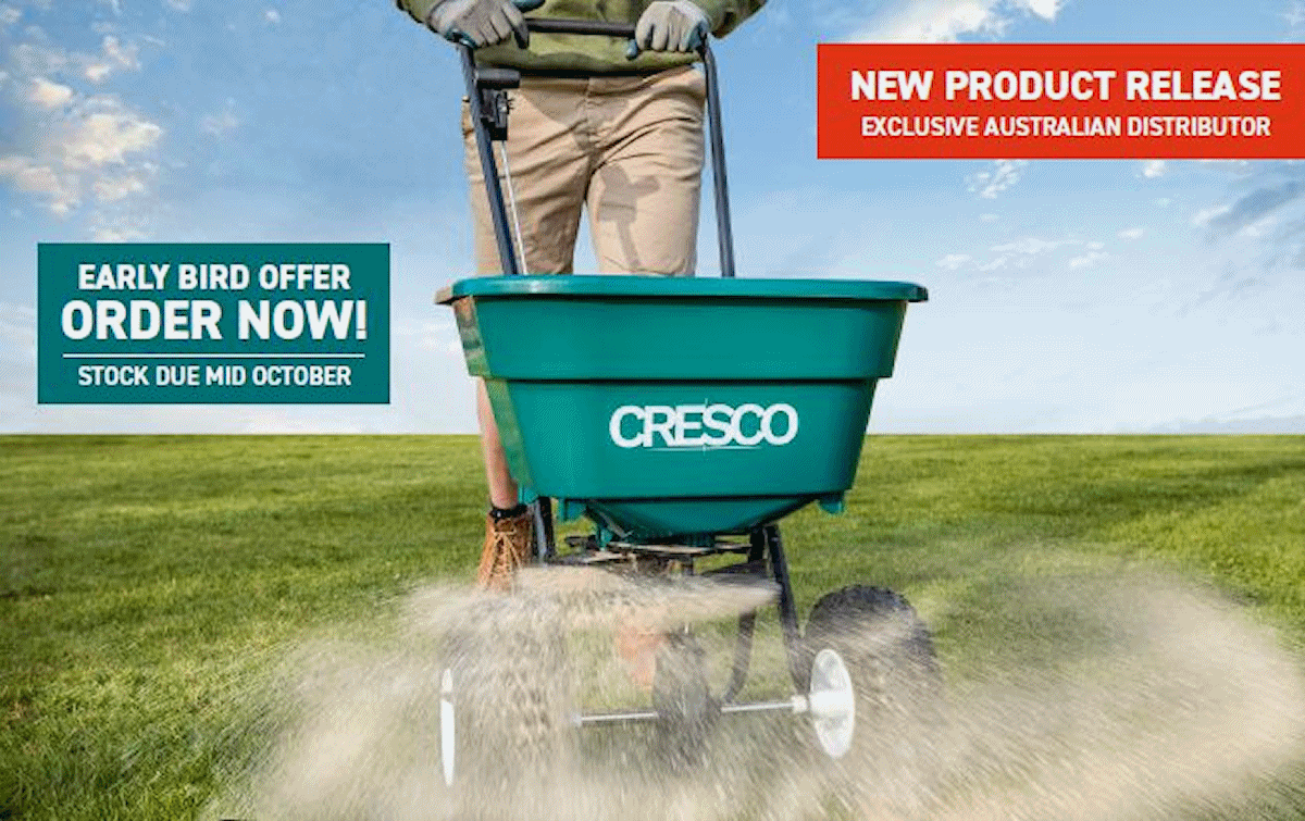 Cresco Push Along Fertiliser Spreader Fuel Tank Hire and Sales