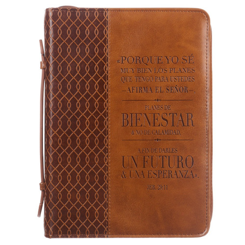 Funda para Biblias, Cafe - Jeremias 29:11 - LARGE