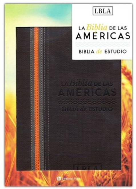 Biblia De Estudio Version De Las Americas | Imitacion Piel Cafe