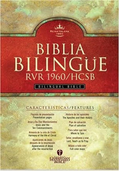 Biblia Bilingue RVR60-HCSB Con Indice | Tapa Dura
