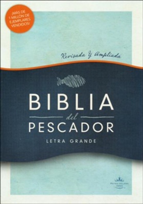 Biblia Del Pescador Letra Grande RVR 1960 | Simil Piel Caoba
