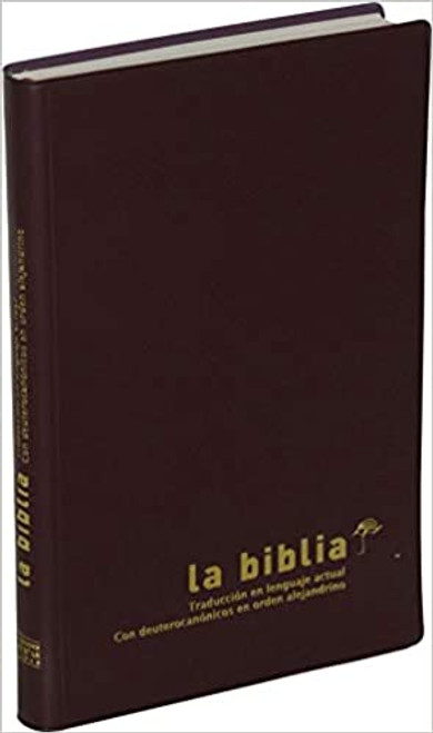 Biblia Traduccion Lenguaje Actual Con Deuterocanonicos | Tapa Vinil Rojo