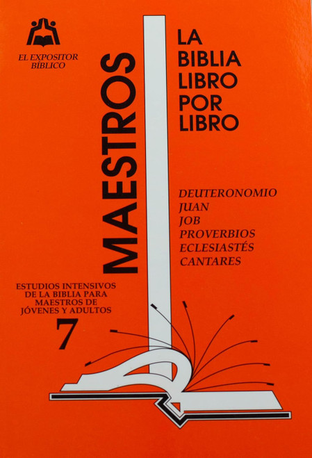 Biblia libroX libro #7 Maestros Joven/ Adult DEUT/JOB/PROV/ECLES/CANTARES/JUAN