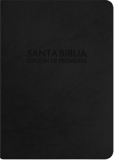 Biblia De Promesas Tamano Compacta Con Indice, RVR60 | Piel Especial Negra