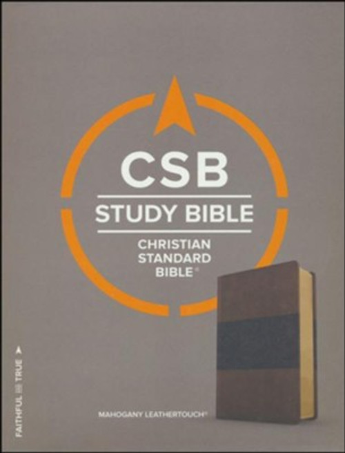 CSB Study Bible (Christian Standard Bible) | Mahogany Leather Touch