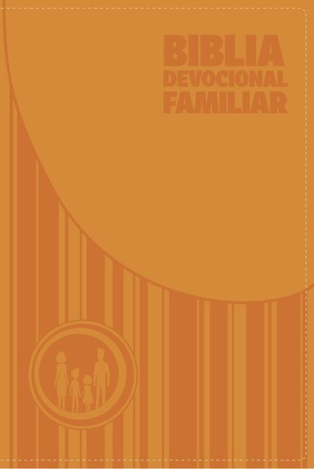 Biblia Devocional Familiar. NBV  Edicion Lujo | Simil Piel Naranja