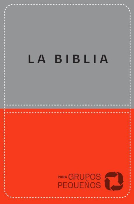 Biblia para Grupos Pequenos NBV | Duo Tono Gris-Naranja Lujo