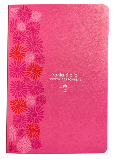 Biblia de Promesas 13 Pts. Con Indice y PJR  RVR 1960 | Imitacion Piel Rosa