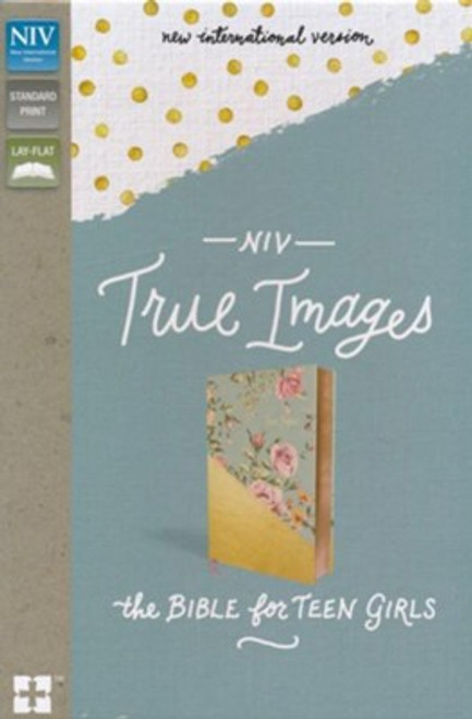 NIV, True Images Bible: The Bible for Teen Girls | Leathersoft Turquoise-Gold