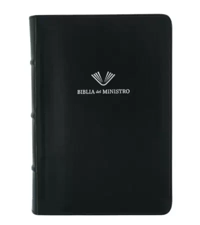 Biblia del ministro, edicion ampliada, RVR 1960 |  Piel Fabricada Negro