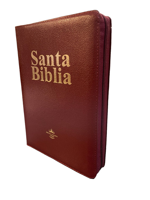 Biblia Letra Gigante 14 Pts. RVR 1960, Imitacion Piel Con Indice y Ziper