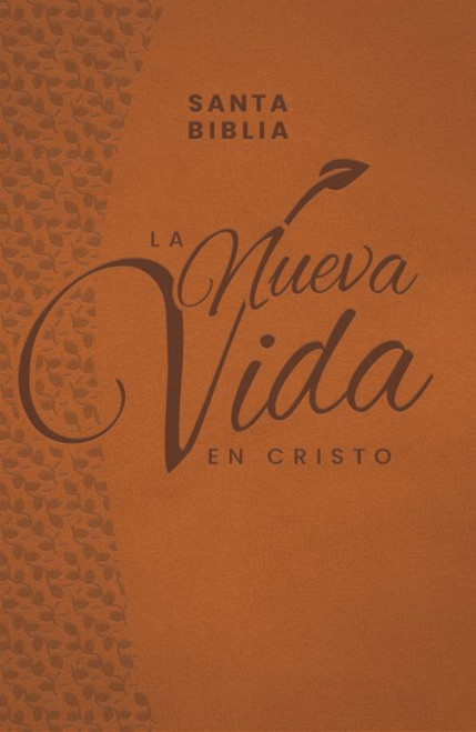 Biblia Nueva Vida En Cristo NVI, Simil Piel Marron Con Cierre