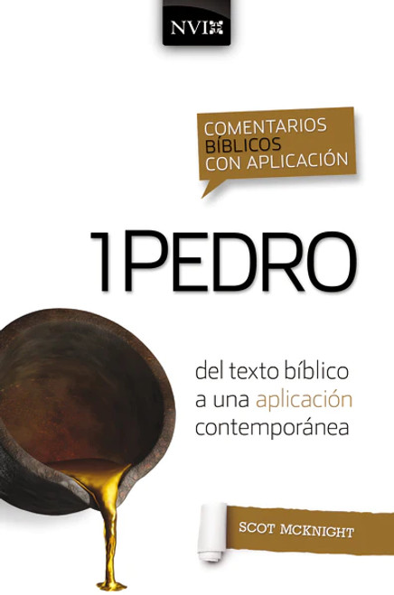 Comentario biblico con aplicacion NVI 1 Pedro,  Tapa Rustica