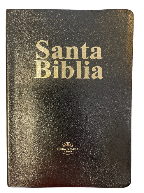 Biblia Letra Gigante RVR 1960, Imitacion Piel Negro Con index