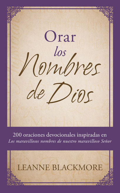 Orar los nombres de Dios