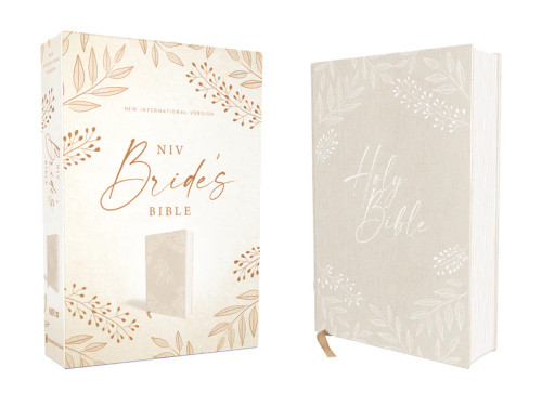 Bride's Bible, NIV, Cloth over Board, Cream, Red Letter, Comfort Print