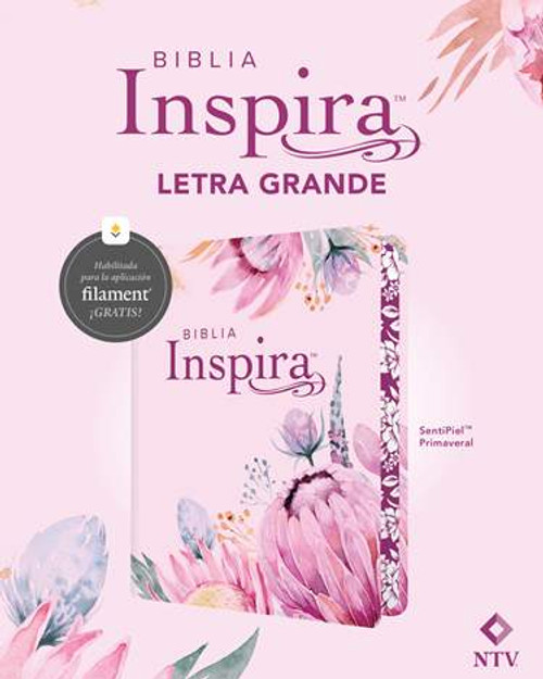 Biblia Inspira NTV, letra grande con Filament, Sentipiel Primaveral
