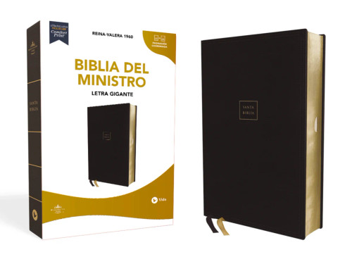 Biblia del Ministro, Letra Gigante RVR 1960 | Imitacion Piel Negro Biblia del Ministro, Letra Gigante RVR 1960 | Imitacion Piel Negro