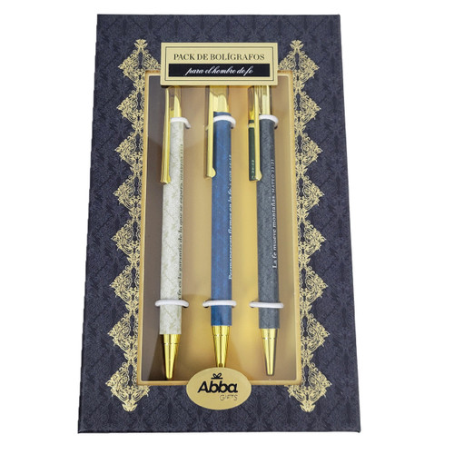 Pack 3 boligrafos: Para un hombre de Fe