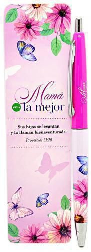 Pack boligrafo con marcador de libro. MAMA Prov 31:28