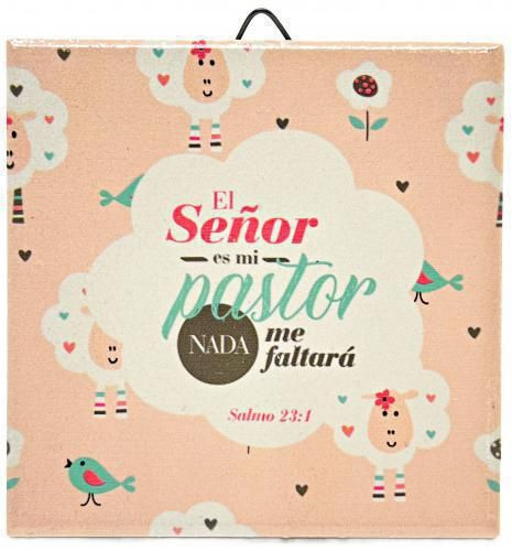 Plaque Ceramico El Senor Es Mi Pastor Sal 23:1
