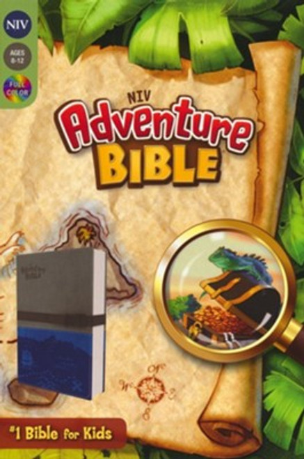 NIV Adventure Bible |  Leathersoft  Gray-Blue
