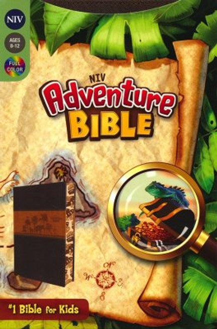 NIV Adventure Bible  | Leathersoft Chocolate-Toffee ( Ages8-12 anos)