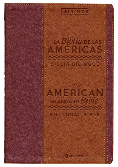 Biblia Bilingue De Las Americas LBLA-NASB | Piel Italiana Marron-Cafe