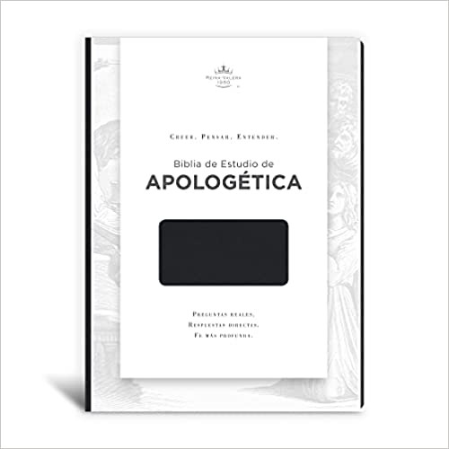 Biblia de Estudio de Apologetica  RVR 1960 | Imitacion Piel Negro