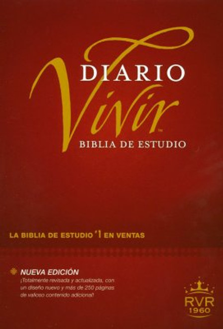 Biblia de Estudio Diario Vivir RVR60 Con indice, / Tapa Dura