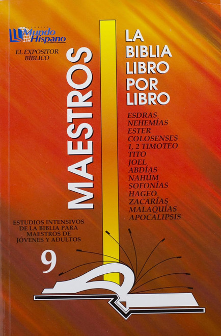 Biblia Libro X Libro # 9 Maestros de Jovenes y Adultos